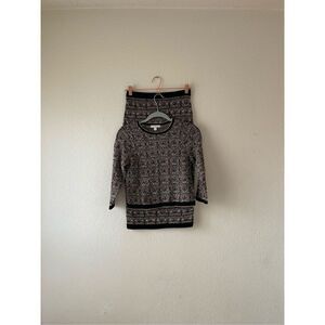 Express boucle‎ cropped sweater set xs